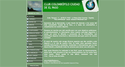 Desktop Screenshot of colombofiliaelpaso.es